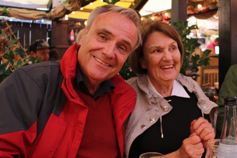 Alte Bekannte: Werner Koch, ehemaliger Gartenamtsdirektor, jetzt ProStuttgart Vorstand<br /> Sigrid Ramge, ehemalige Gartenbau-Ing., jetzt Buchautorin