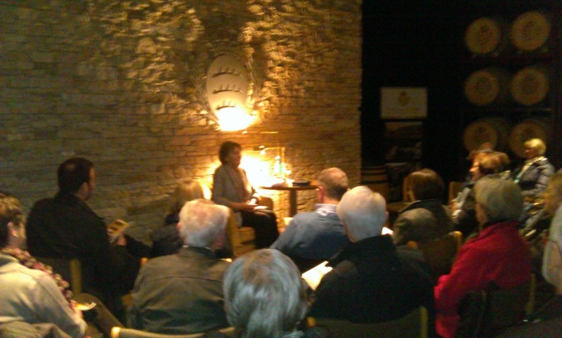 Sigrid Ramge liest im Barriquefasskeller